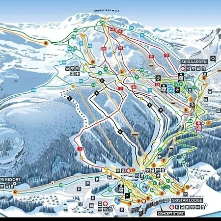 Hemsedal, Sengeplass Til 8, Out 아파트 *